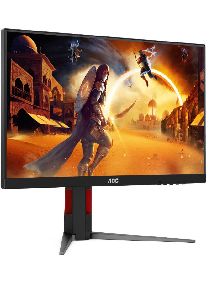 AOC Monitor + Gaming PC Bundle - Intel Core i5-12400F, DDR4 32GB (2*16) 3600MHz Ram, 1TB NVMe M.2 SSD, RTX 3050 OC Edition 6GB GDDR6, 2 Fan AIO Liquid Cooler, 650W PSU, Windows 11 Pro + Razer Cobra Gaming Mouse + ASUS TUF K1 Membrane Gaming Keyboard + Asus Cerberus V2 Gaming Headset + HP MP9040 Mouse Pad + AOC 24 Inch IPS FHD 180Hz, 1ms, HDR10, HDMI 2.0, DisplayPort, Height Adjustable Stand - 24G4 Gaming Monitor Red/Black  - Image 2