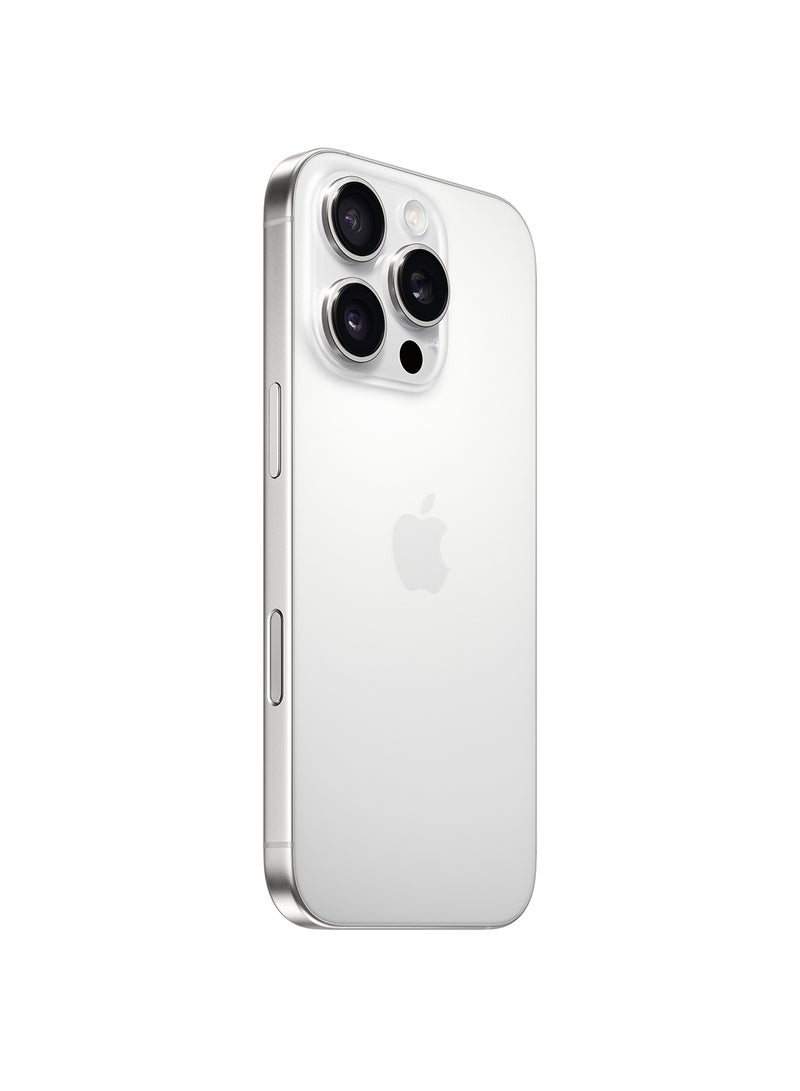 Apple - iPhone 16 Pro Physical Dual Sim 256GB White Titanium 5G Without FaceTime - Image 1