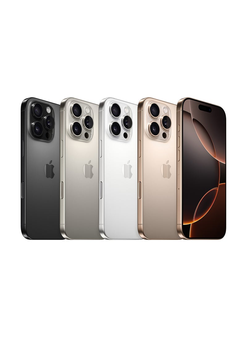 Apple - iPhone 16 Pro Physical Dual Sim 256GB White Titanium 5G Without FaceTime - Image 1
