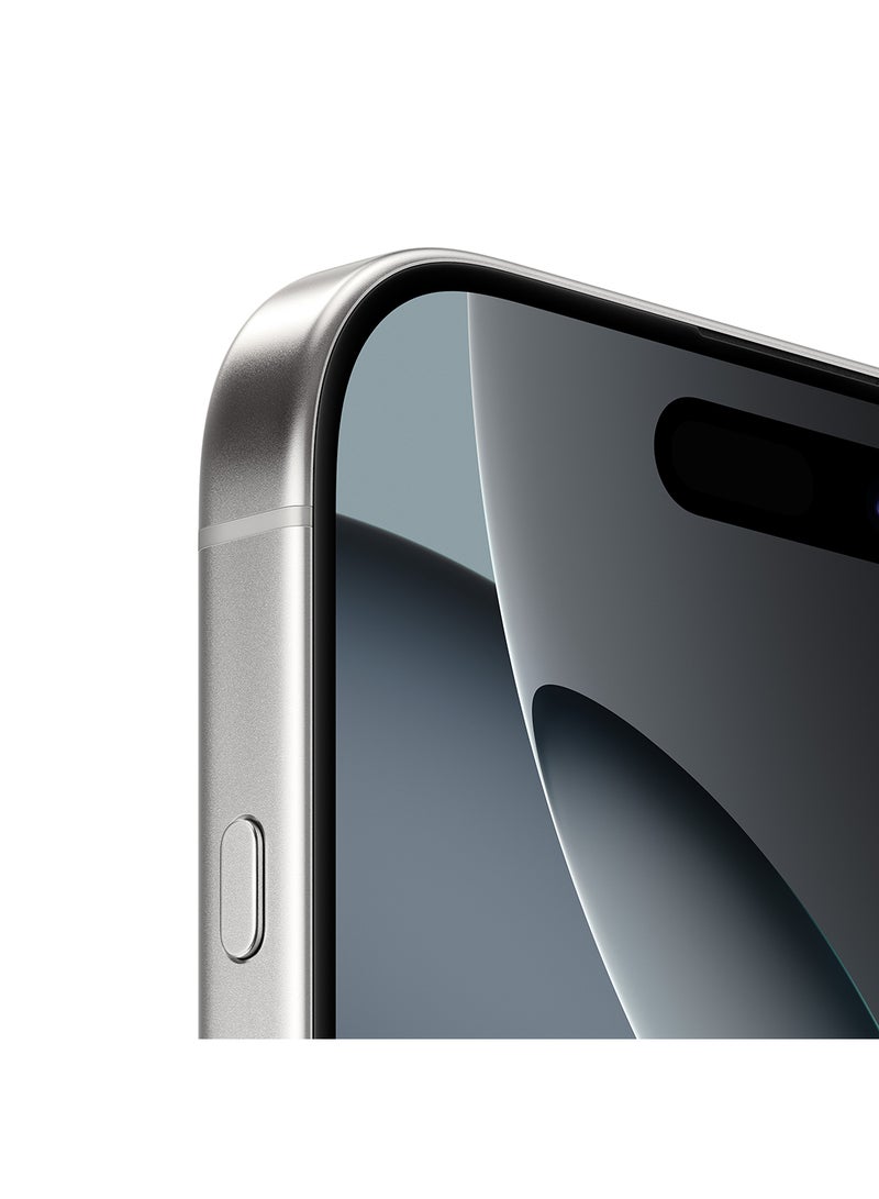 Apple - iPhone 16 Pro Physical Dual Sim 128GB White Titanium 5G Without FaceTime - Image 1