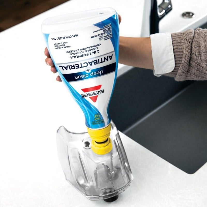 Bissell Wash and Remove Plus Antibacterial Formula, 1.25 Litre 1898E White - Image 4