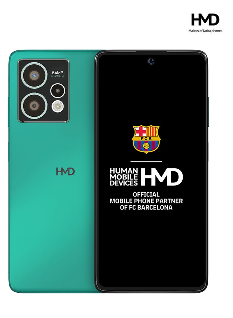 HMD (Makers of Nokia) Crest Max 5G Dual Sim Aqua Green 8GB RAM 256GB - Middle East Version - Image 1