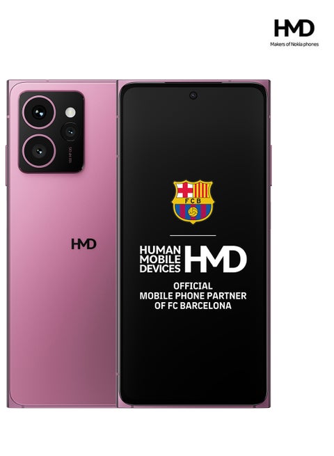 Skyline 5G Dual SIM Neon Pink 12+12GB  RAM 256GB - Middle East Version