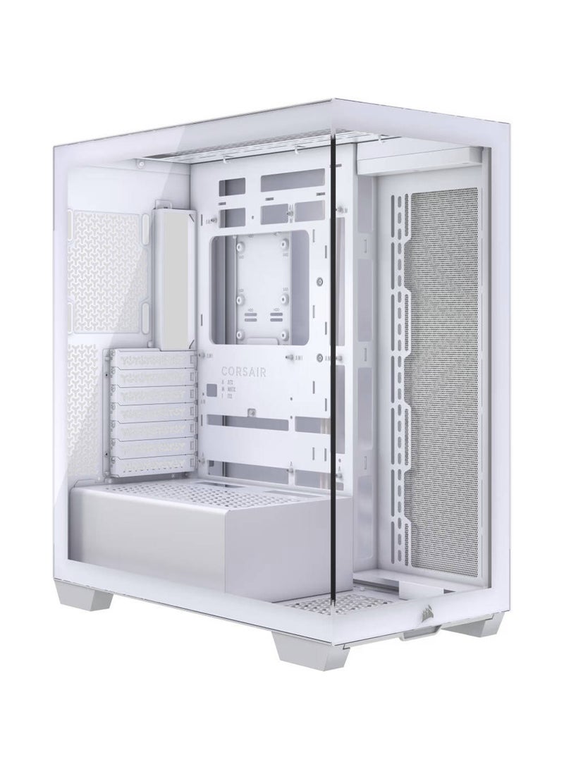 CORSAIR - 3500D Mid-Tower Computer Case, Up to 360mm Radiator & 10x Fan Support, Tempered Glass Case Window, 1x Type-C, 2x Type-A & Audio In/Out Interface White - Image 1
