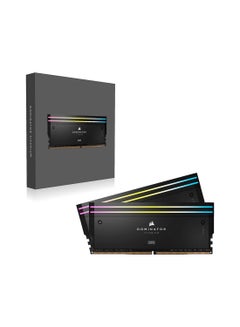 كورسير Dominator Titanium 32GB (2x16GB) DDR5 RGB Desktop Memory Kit, 7200MHz Memory Speed, CL34 CAS Latency, 1.45V Memory Voltage, 288 Pin, Intel XMP 3.0, Black  - Image 3
