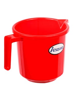 ESQUBE Oasis Plastic Mug With Handle 1000ML Red 12cm  - Image 1