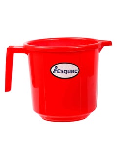 ESQUBE Oasis Plastic Mug With Handle 1000ML Red 12cm  - Image 2