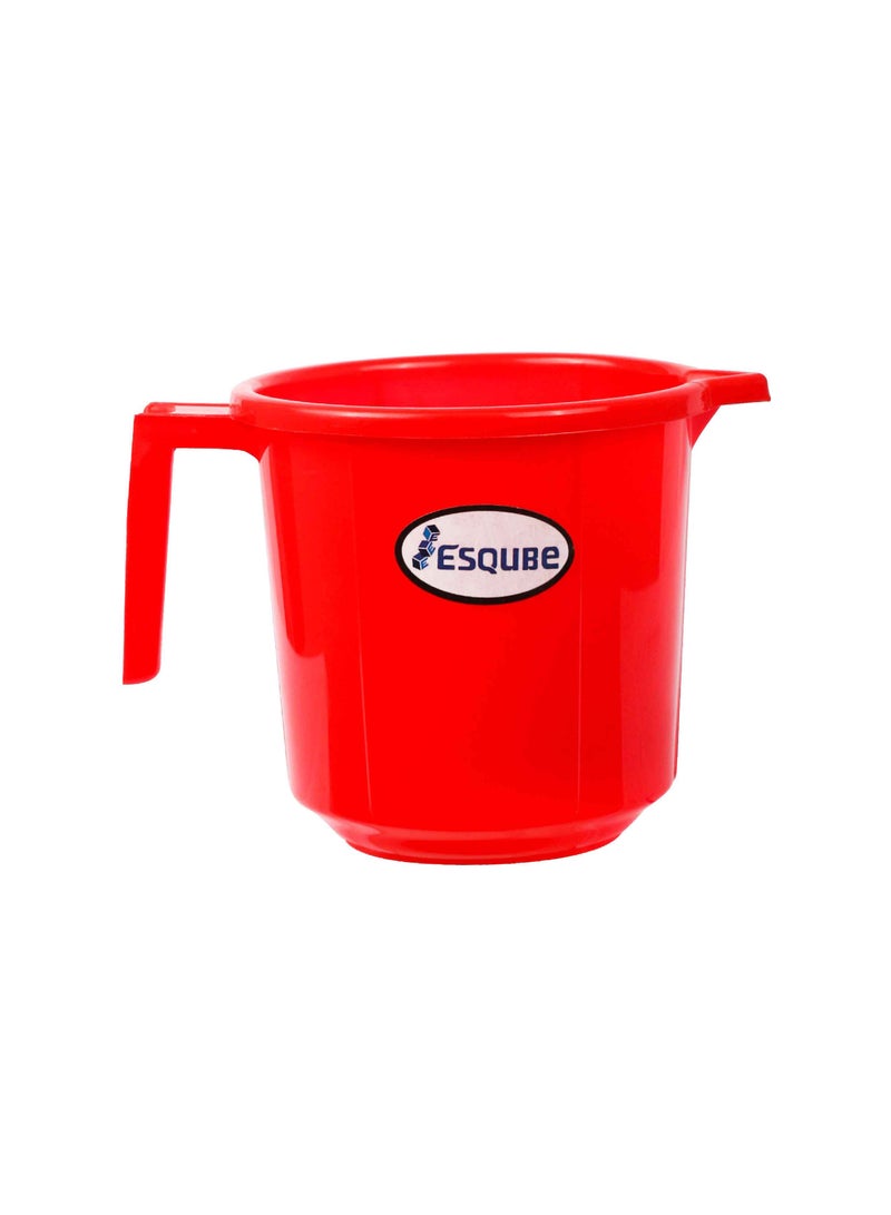 ESQUBE Esqube Oasis Plastic Mug With Handle 500ML Red 10cm  - Image 2