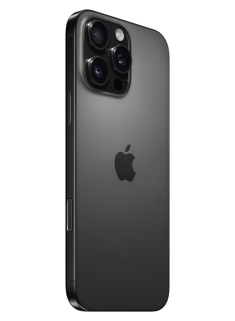 Apple - iPhone 16 Pro Max Physical Dual Sim 256GB Black Titanium 5G Without FaceTime - Image 1