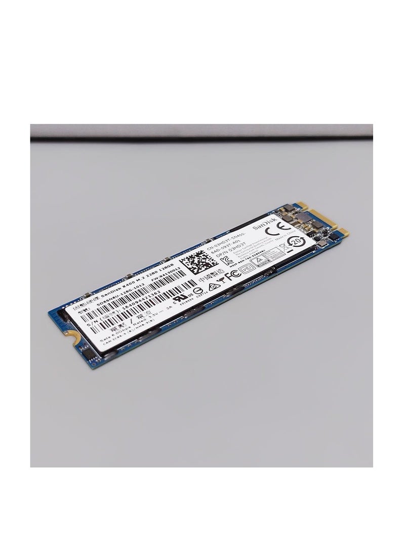 Sandisk Original Imported Used With Health 100% X400 M.2 SATA Solid State Drive SSD SD8SN8U-128G-1012 Dell 3HD3T 128 GB  - Image 2