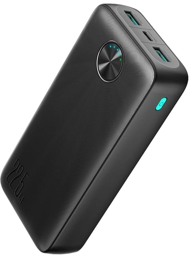 JOYROOM - 20000 mAh 20000 mAh 22.5W  JR-PBF16  20000mAh LED Fast Charging Power Bank High-Speed  for iPhone 14 ,15 ,16  & Samsung S21,S22,S23.S24 Black - Image 1