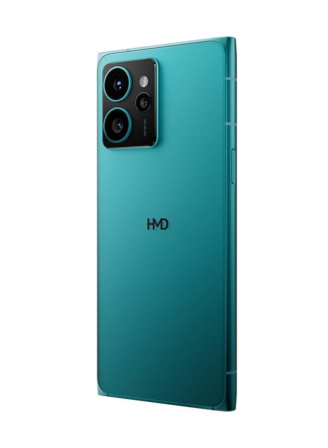 Skyline 5G Dual SIM Blue Topaz 12+12GB RAM 256GB With USB Backpack + 3 Axis Foldable Gimbal + Screen Damage Protection Card - Middle East Version