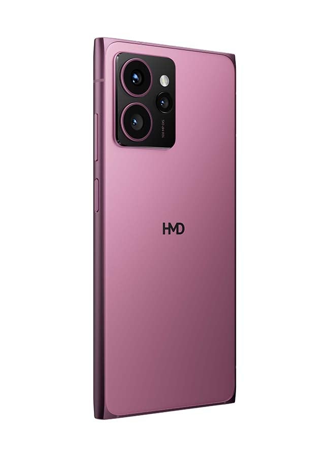 HMD - Skyline 5G Dual SIM Neon Pink 12+12GB RAM 256GB With USB Backpack + 3 Axis Foldable Gimbal + Screen Damage Protection Card - Middle East Version - Image 1