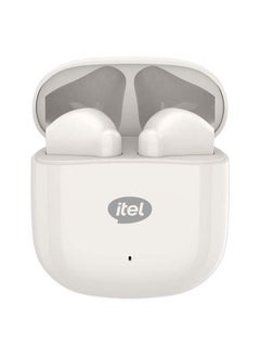 ITEL Bluetooth Earphones Sahara Edition S10, 13.2mm Bass Drivers Boost wireless Earbuds, Bluetooth 5.3 Low Latency, Crystal-Clear Calls, 25H Playtime Creamy White  - Image 2