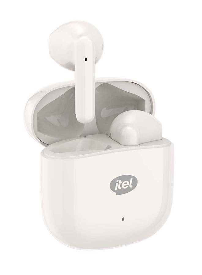 ITEL - Bluetooth Earphones Sahara Edition S10, 13.2mm Bass Drivers Boost wireless Earbuds, Bluetooth 5.3 Low Latency, Crystal-Clear Calls, 25H Playtime Creamy White - Image 1