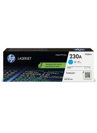 Original 230A Laserjet Toner Cartridge For Use: Laserjet Pro 4203, MFP 4303 Cyan - pnsku/N70106380V/45/_/1725438698/8724b800-0691-47e4-908d-8c5beae44289