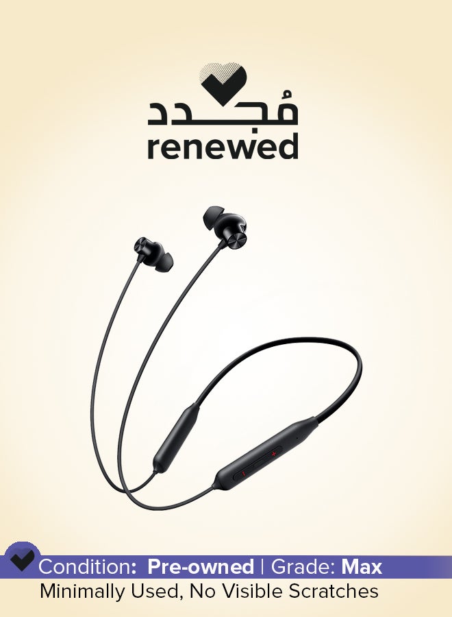 OnePlus Renewed - Bullets Wireless Z2 Series Earphones Magico Black - Image 1