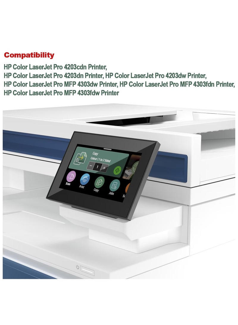 HP Original 230A W2300A 230A W2301A 230A W2302A 230A W2303A Compatible With : Laserjet Pro 4203 Laserjet Pro MFP 4303 Black ,Cyan,Magenta,Yellow  - Image 3