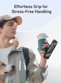 Anker Magnetic Phone Case for iPhone 15 Pro Max Case, Anti-Slip and Drop-Proof Protective Cover with 360° Ring Stand, iPhone Case Compatible with MagSafe, Exclusively Designed Black  - Image 4
