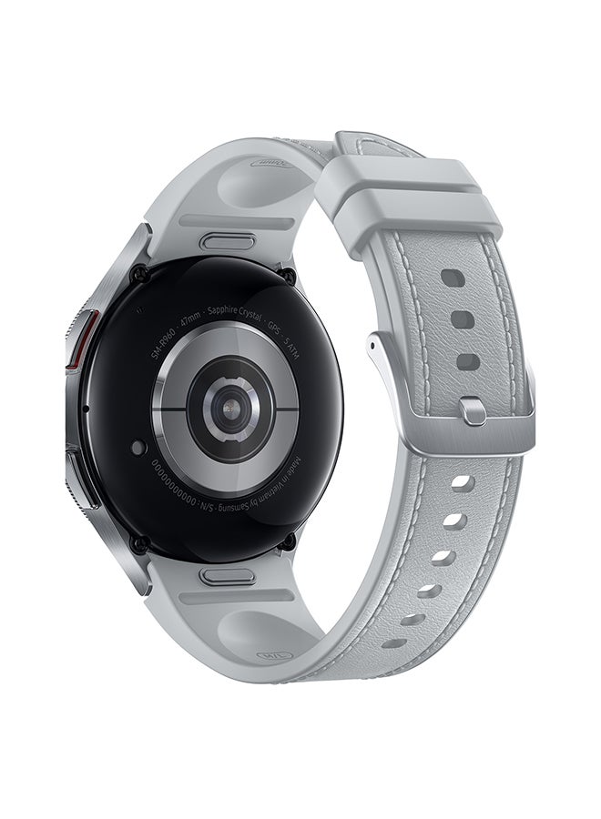 سامسونج Renewed - Galaxy Watch 6 Classic 47 Mm GPS Smartwatch Silver - Image 5