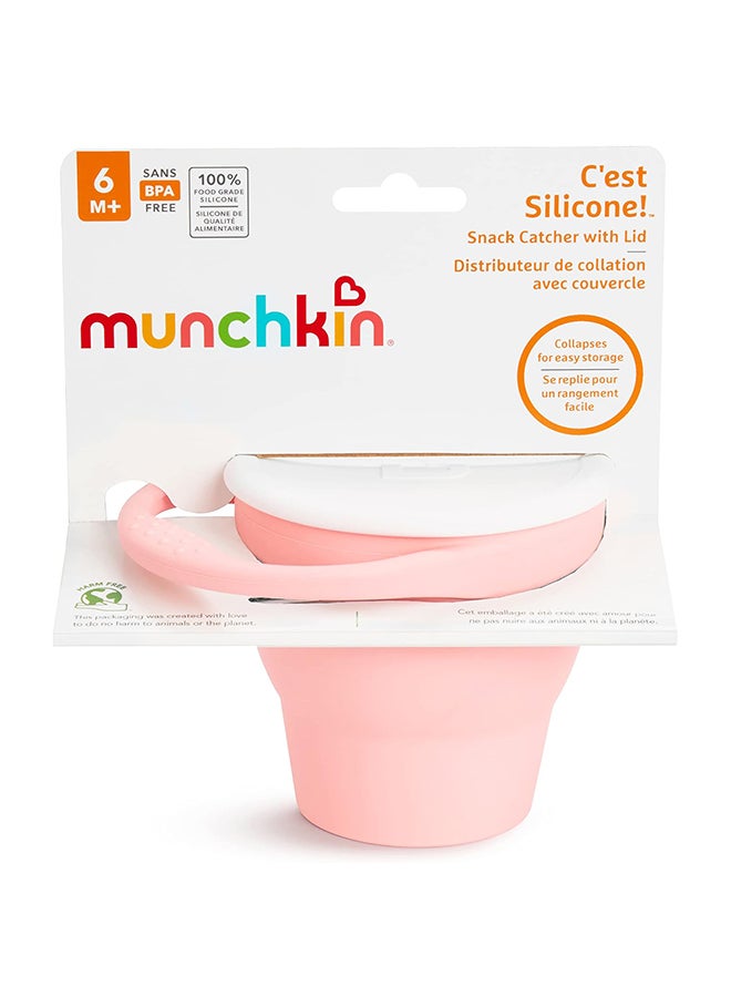 Munchkin C'est Silicone Snack Catcher With Lid, 6 Months +  - Image 5