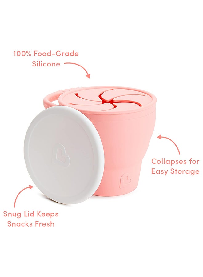 Munchkin C'est Silicone Snack Catcher With Lid, 6 Months +  - Image 3
