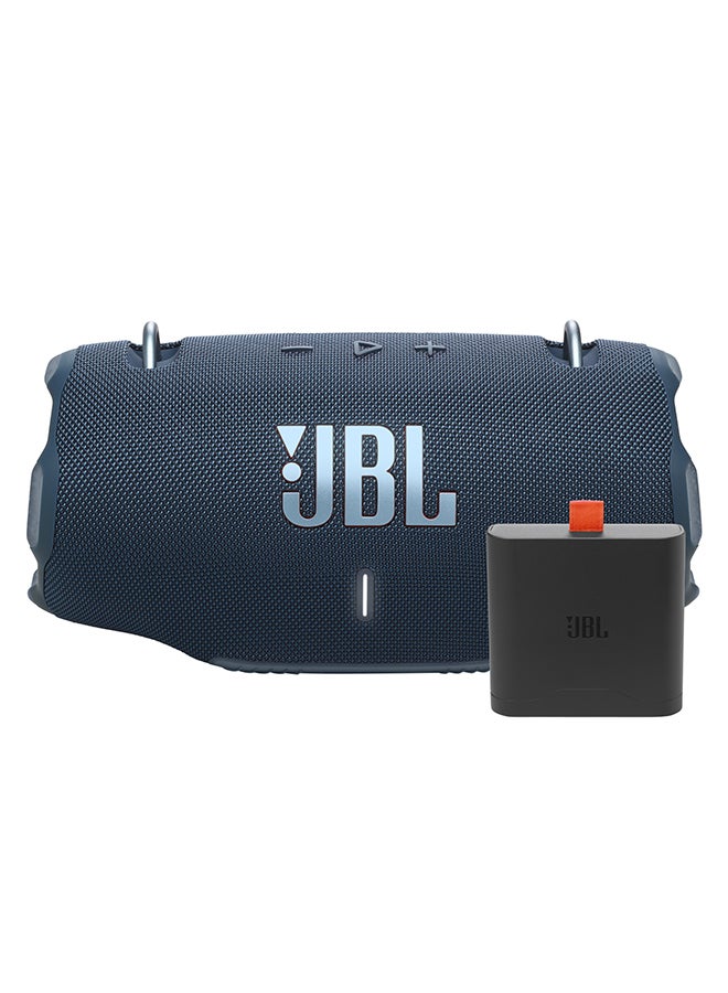 JBL Xtreme 4 Portable Waterproof Speaker And Battery 400 Combo For Non Stop Party, JBLXTREME4BLUUK+JBLBATTERY400 Blue  - Image 2