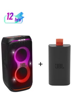 JBL Partybox Club 120 Portable Party Speaker And Battery 200 Combo For Non Stop Party, JBLPBCLUB120UK+JBLBATTERY200 Black  - Image 1