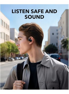 V20i by Anker Open-Ear Headphones, Adjustable Ear Hooks, Ultra-Comfort, Snug Fit, Deep Bass, Clear Calls, IP55, LED Lights, 36H Playtime, Bluetooth 5.4 Earbuds, Multipoint Connection Black - pnsku/N70106451V/45/_/1725456727/c2d7f6c1-24da-4d3a-b3f9-2fb4d4cc4761