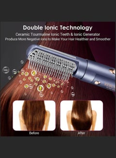 RE-2201-2 Hair Styler 200W Hair Dryer Brush 3 In 1 Hot Air Styler Straightening & Curling Fast Heating Hair Styler with 2 Brushes Light Blue - pnsku/N70106507V/45/_/1725505328/8a30d462-2db8-40b1-8168-7e446d38dc6b