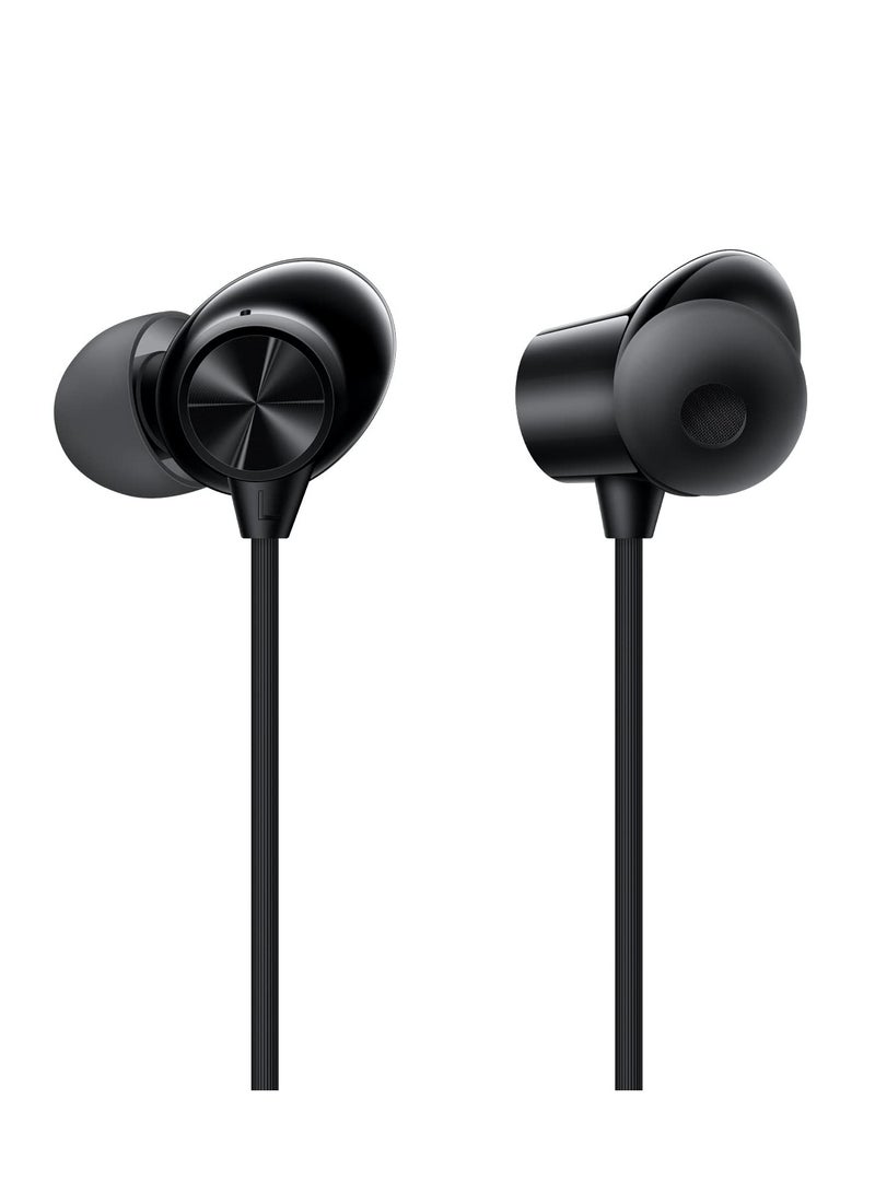 OnePlus - Nord Wired Earphones With Mic, 3.5mm Audio Jack, Enhanced Bass With 9.2mm Dynamic Drivers, In-Ear Wired Earphone Black - Image 1
