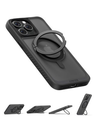 Magnetic Phone Case for iPhone 15 Pro Max Case, Anti-Slip and Drop-Proof Protective Cover with 360° Ring Stand, iPhone Case Compatible with MagSafe, Exclusively Designed for iPhone 15 Pro Max Black Black - pnsku/N70106546V/45/_/1725509005/6ba28b65-19a2-44c1-91b2-cf300875bbd3