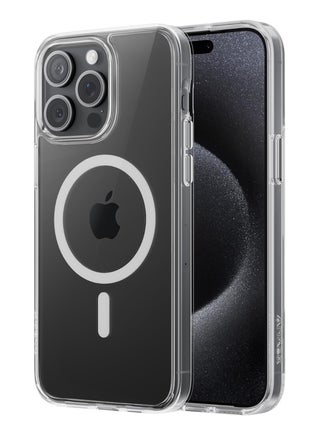 MagGo Clear Magnetic Phone Case Cover for iPhone 15 Pro Max, Ultra-Slim and Durable Protective Cover, iPhone Case Compatible with MagSafe, Clear Case Exclusively Designed for iPhone 15 Pro Max Clear - pnsku/N70106549V/45/_/1725509031/459a25df-10f6-4874-842e-7e051ea3b4a7