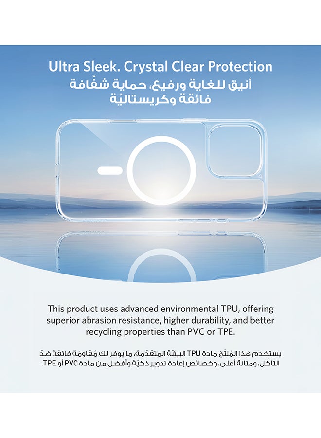 Anker for iPhone 16 Pro Case Cover, Compatible with MagSafe, Military-Grade Protection, Yellowing Resistant, Scratch-Resistant Back, Magnetic Phone Case for iPhone 16 Pro, Classic Series Clear  - Image 3