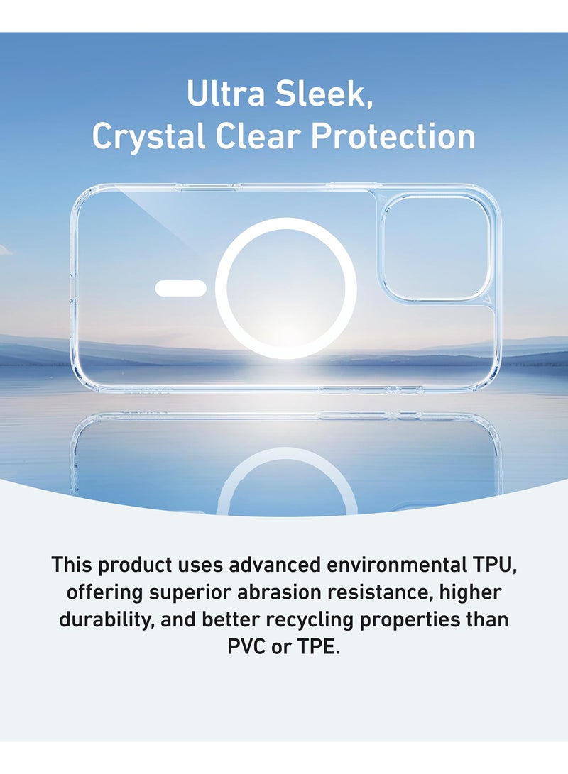 Anker for iPhone 16 Pro Max Case Cover, Compatible with MagSafe, Military-Grade Protection, Yellowing Resistant, Scratch-Resistant Back, Magnetic Phone Case for iPhone 16 Pro Max,Classic Series Clear  - Image 5