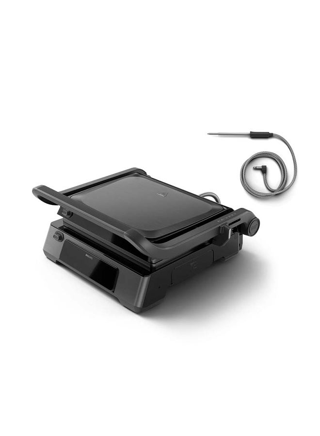 Philips 7000 Series Contact Grill 2000 W HD6307/70 Black  - Image 1