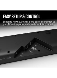 YAMAHA YAMAHA - True X BAR 50A Sound Bar with Dolby Atmos, Wireless Subwoofer and Alexa Built-in Black SR-X50ABL Black  - Image 4