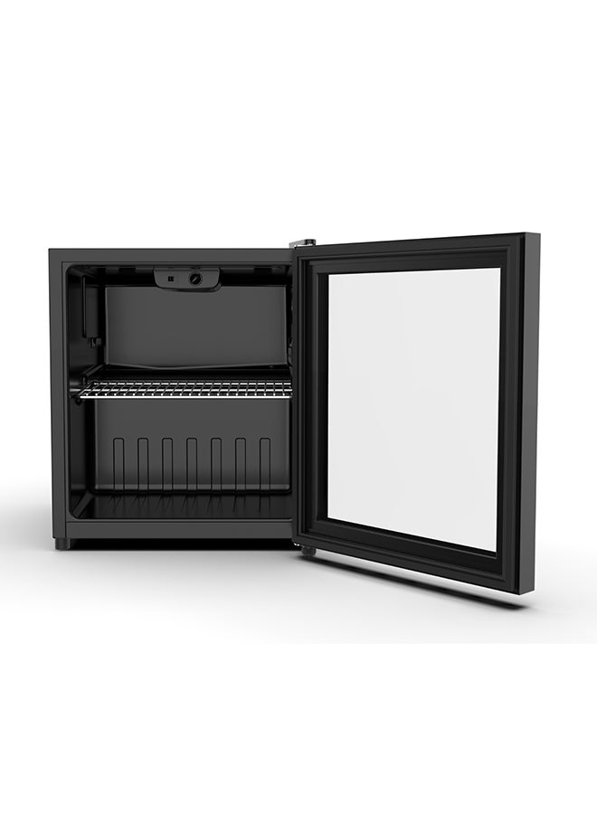 Hoover 65L Cosmetic Cooler - Adjustable Thermostat, Glass Door, LED Light  Net Capacity 50L, Temperature 0–10 ℃ - HBC-K65-B 65 L 1200 W HBC-K65-B Black - Image 2