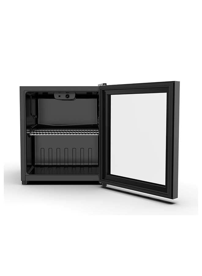 هوفر ثلاجة تجميل سعة 65 لتر - ترموستات قابل للتعديل، باب زجاجي، ضوء LED - HBC-K65-B - Image 2