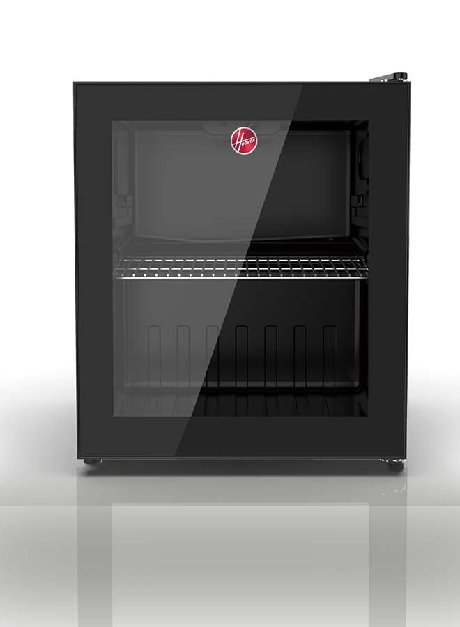 هوفر ثلاجة تجميل سعة 65 لتر - ترموستات قابل للتعديل، باب زجاجي، ضوء LED - HBC-K65-B - Image 1