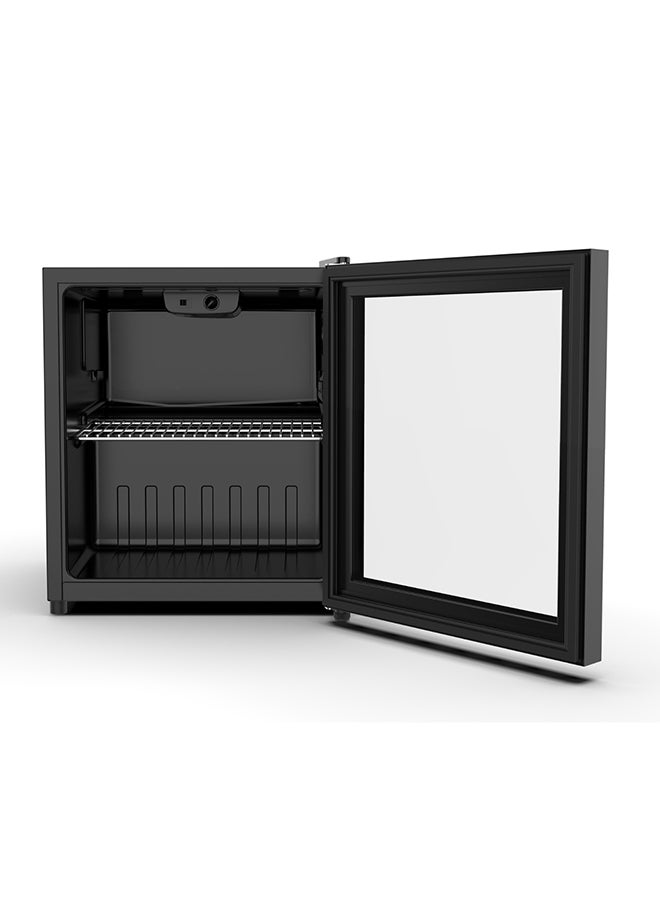 هوفر ثلاجة تجميل سعة 65 لتر - ترموستات قابل للتعديل، باب زجاجي، ضوء LED - HBC-K65-B - Image 2