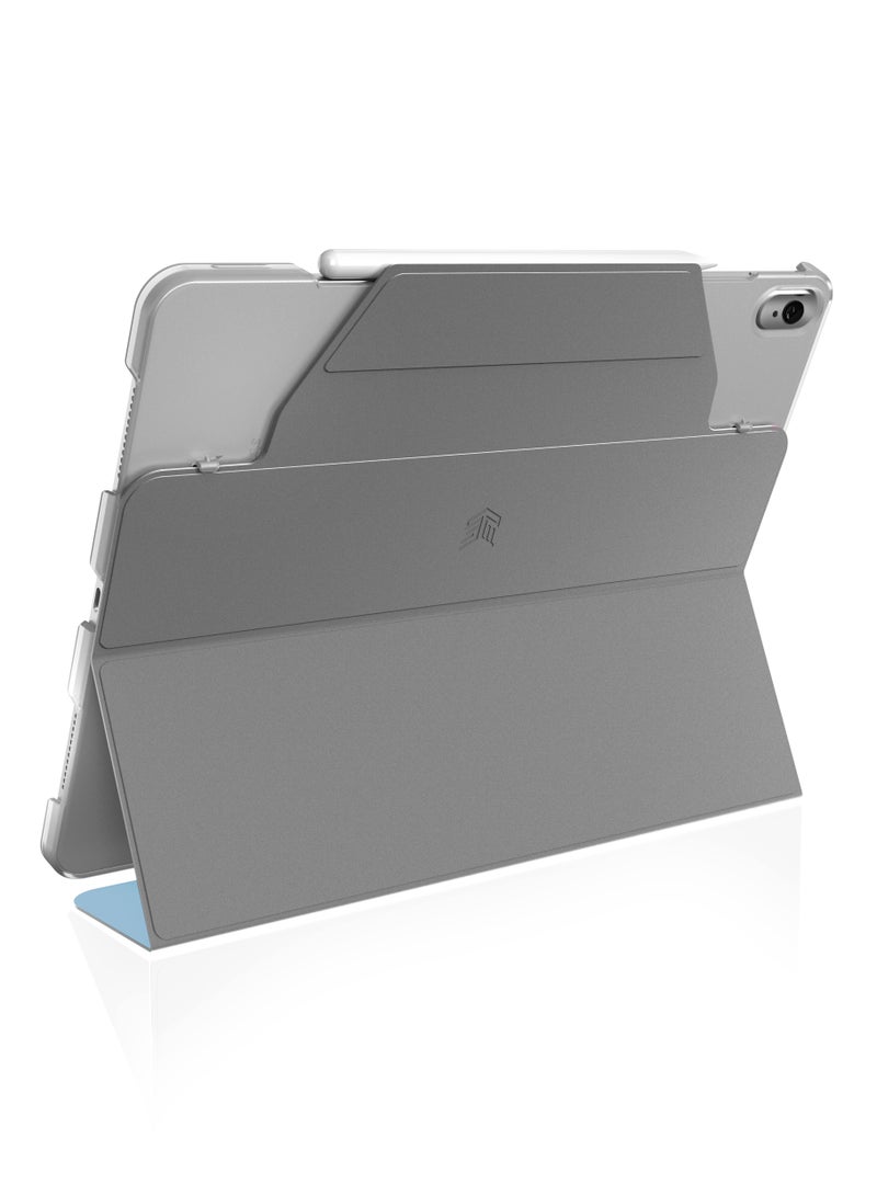 STM Studio Case For Apple iPad Air 13" M2 2024 | Slim, Lightweight Protective Folio Cover, Anti-Scratch/Anti-Slip, Transparent Back, w/ Apple Pencil Storage, Supports Auto Sleep/Wake Function - Blue - Image 2