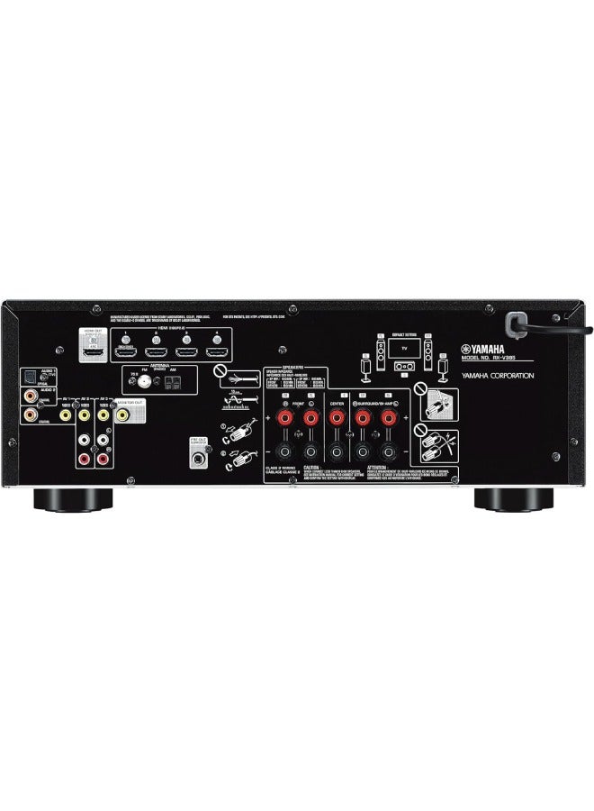 YAMAHA Yamaha RX-V385 AV Receiver Black RXV385 Black  - Image 3