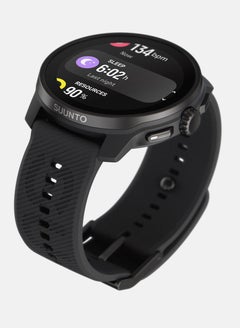 Suunto Race Stainless Performance Watch | 45mm HD AMOLED Screen, Digital Crown, HRV, Race, Train, Recover, Long Battery, Offline Maps, Dual-band GPS/GNSS, 95+ Sports Mode, Planner - All Black  - Image 2