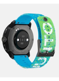 Suunto Race S Stainless Performance Watch | 45mm HD AMOLED Screen, Digital Crown, HRV, Race, Train, Recover, Long Battery, Offline Maps, Dual-band GPS/GNSS, 95+ Sports Mode, Planner - Power Blue  - Image 3