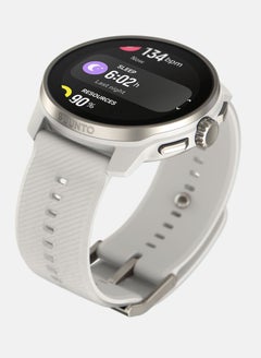 Suunto Race S Stainless Performance Watch | 45mm HD AMOLED Screen, Digital Crown, HRV, Race, Train, Recover, Long Battery, Offline Maps, Dual-band GPS/GNSS, 95+ Sports Mode, Planner - Powder Grey  - Image 2