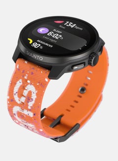 Suunto Race S Stainless Performance Watch | 45mm HD AMOLED Screen, Digital Crown, HRV, Race, Train, Recover, Long Battery, Offline Maps, Dual-band GPS/GNSS, 95+ Sports Mode, Planner - Power Orange  - Image 2