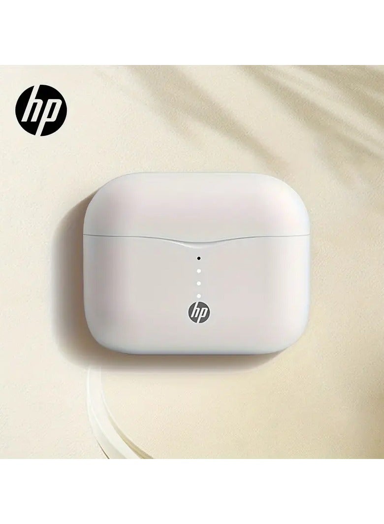 HP - Wireless Headphones, Bt Earphones With Built-In Microphone, Provide Over 30 Hours Of Battery Life And Are Compatible With Android, Apple, And Other Types Of Mobile Devices White - Image 1