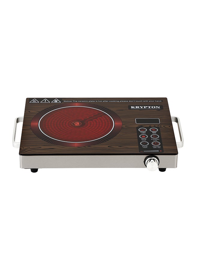 KRYPTON Digital Infrared Cooker- Single Cooking Hob, Burner with Adjustable Temperature, Energy Saving | Touch and Sensor Touchpad Control | 2 Years Warranty KNIC6024 Multicolour - Image 1
