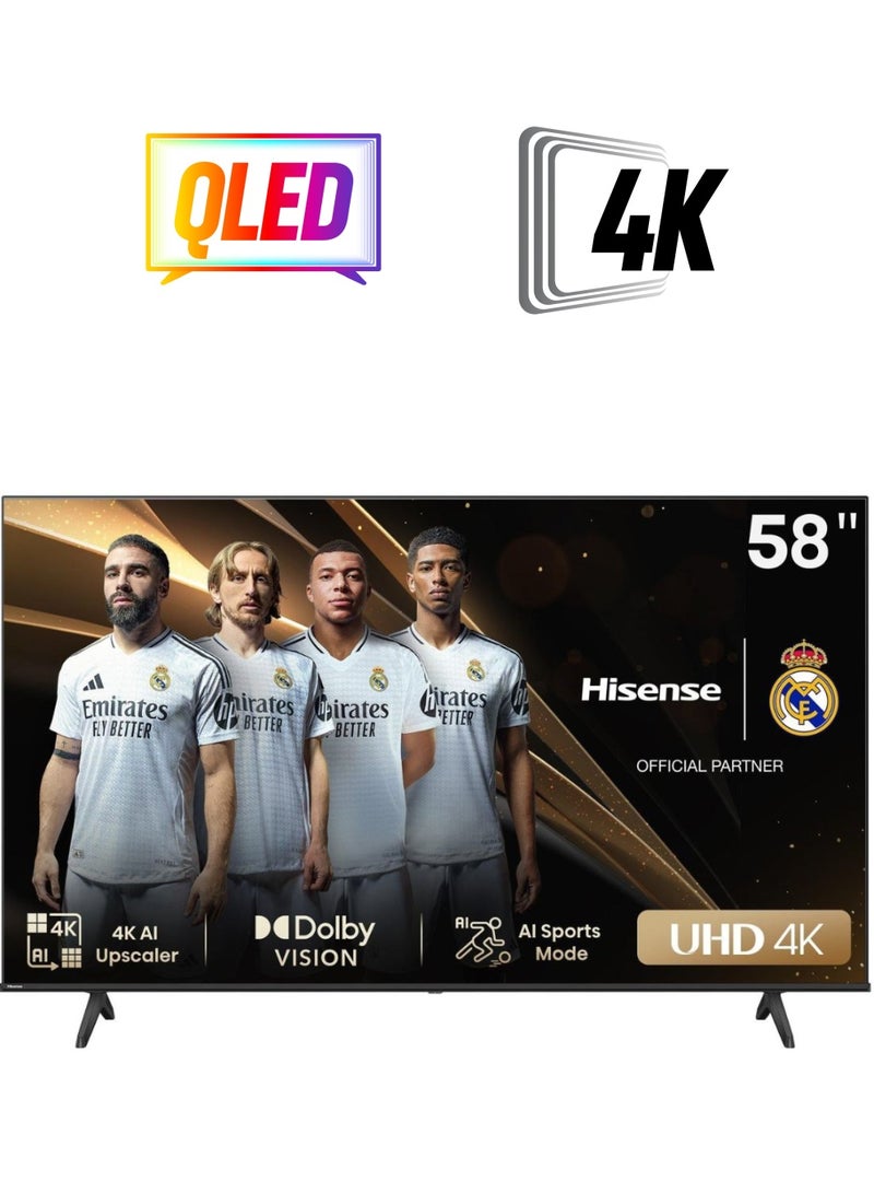هايسنس 58 بوصة 4K UHD ذكي 60 هرتز  - Image 1